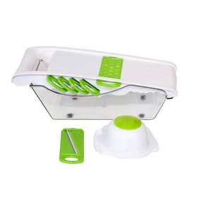 Cortador Legumes Inox 6 Lâminas Fatiador Ralador Descascador