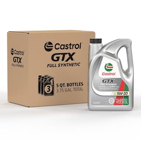 Óleo de motor Castrol GTX totalmente sintético 5W-20 5L (x3)