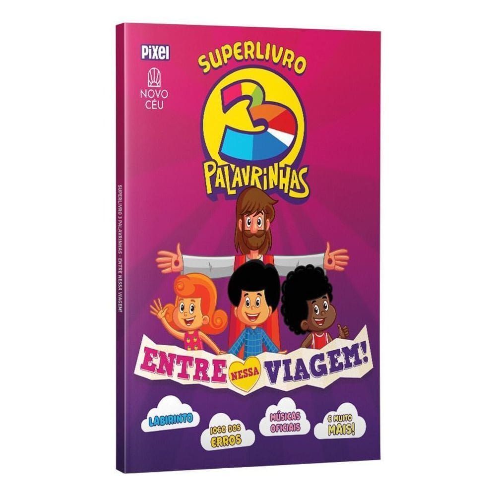 Superlivro 3 Palavrinhas - Entre Nessa Viagem!