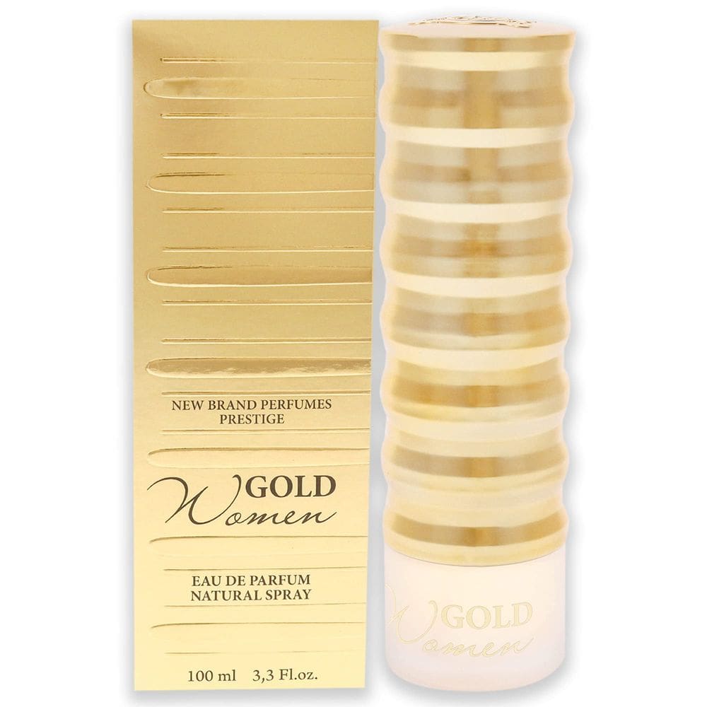Perfume New Brand Perfumes Gold EDP Spray para mulheres 100mL