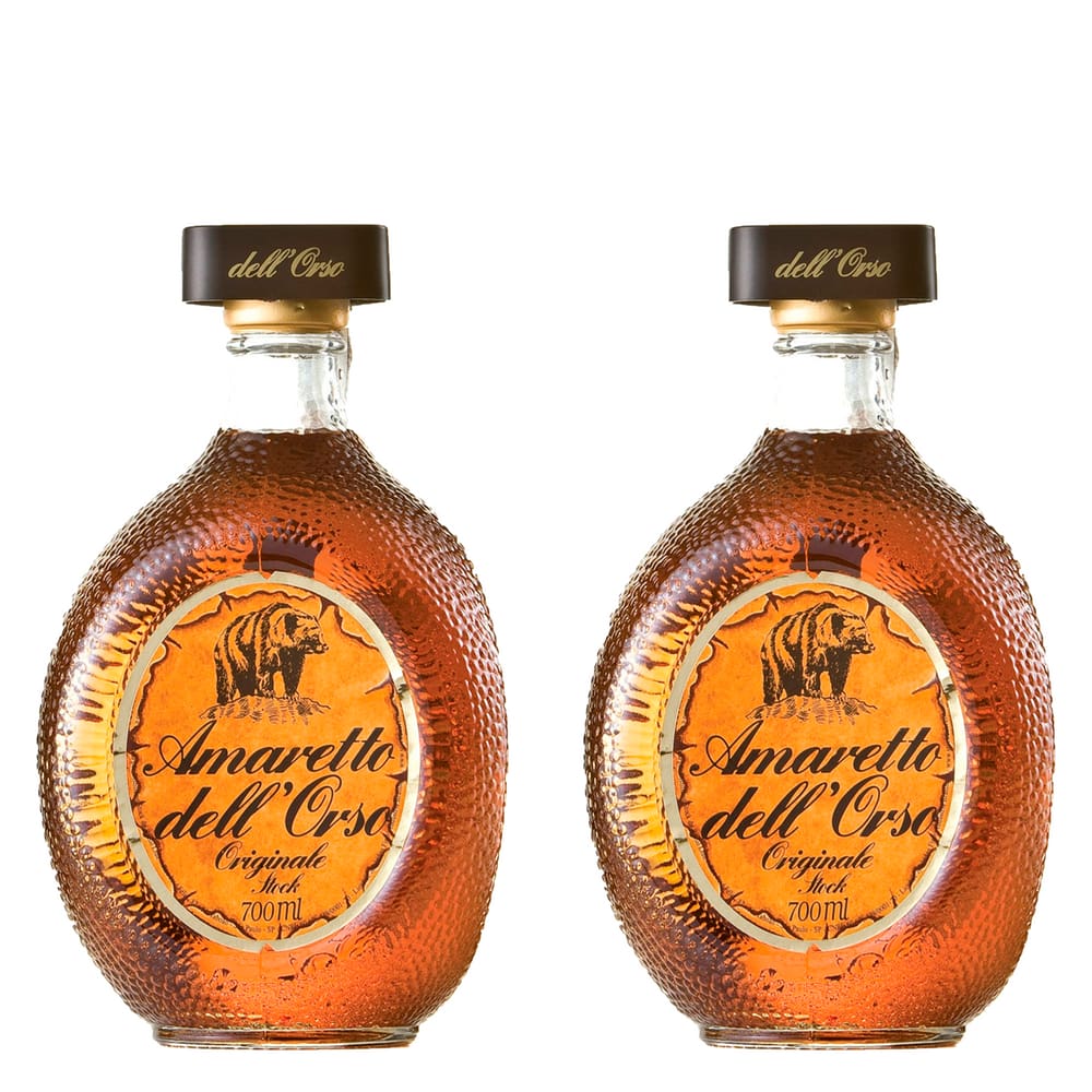 Licor Fino de Amêndoa Stock Amaretto Dell`Orso 700ml 2un