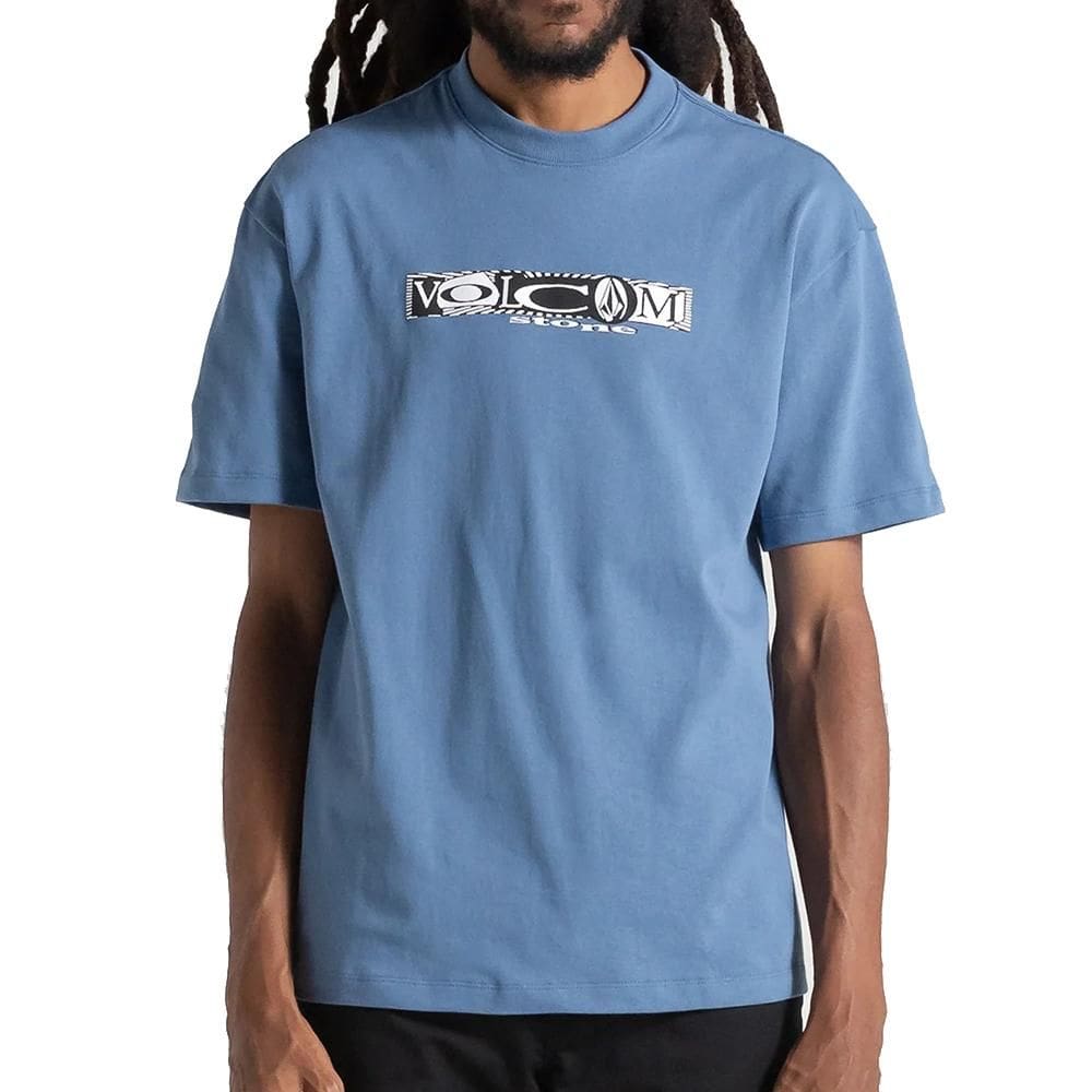 Camiseta Volcom Comfort Critter WT25 Masculina Azul