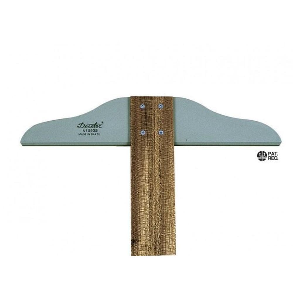 Regua T Simples De Madeira 80Cm 5108