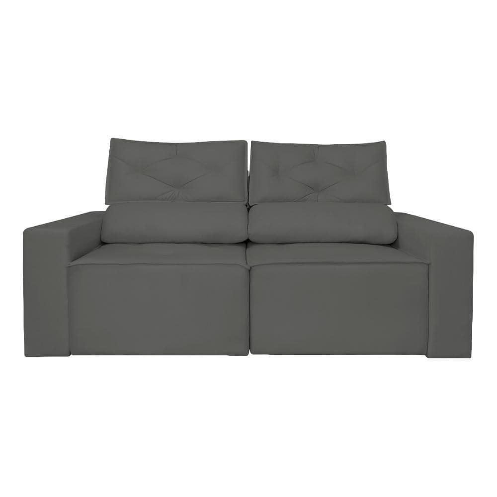 Sofá Retrátil-reclinável 1,80m Confortável Luxo Balaqui Cinza