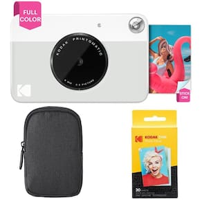 Câmera de impressão instantânea KODAK Printomatic Grey com estojo e papel