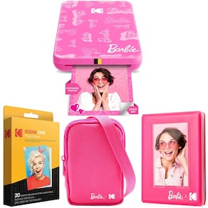 Impressora fotográfica Kodak x Barbie Step Slim Wireless + Case