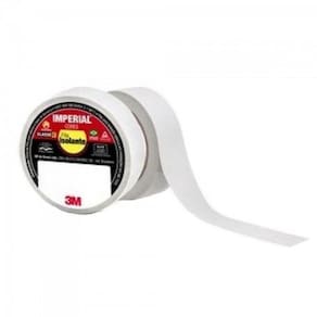 Fita Isolante 18mm X 10m Imperial Branca 3m - Pct - 10