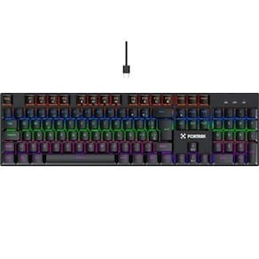 Teclado Gamer Mecânico Fortrek Gravity 100 Fullsized Switch Outemu Red [f002]
