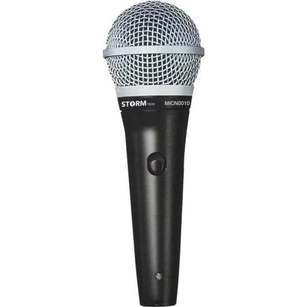 Microfone Com Fio Storm Micn00010 Preto [f002]