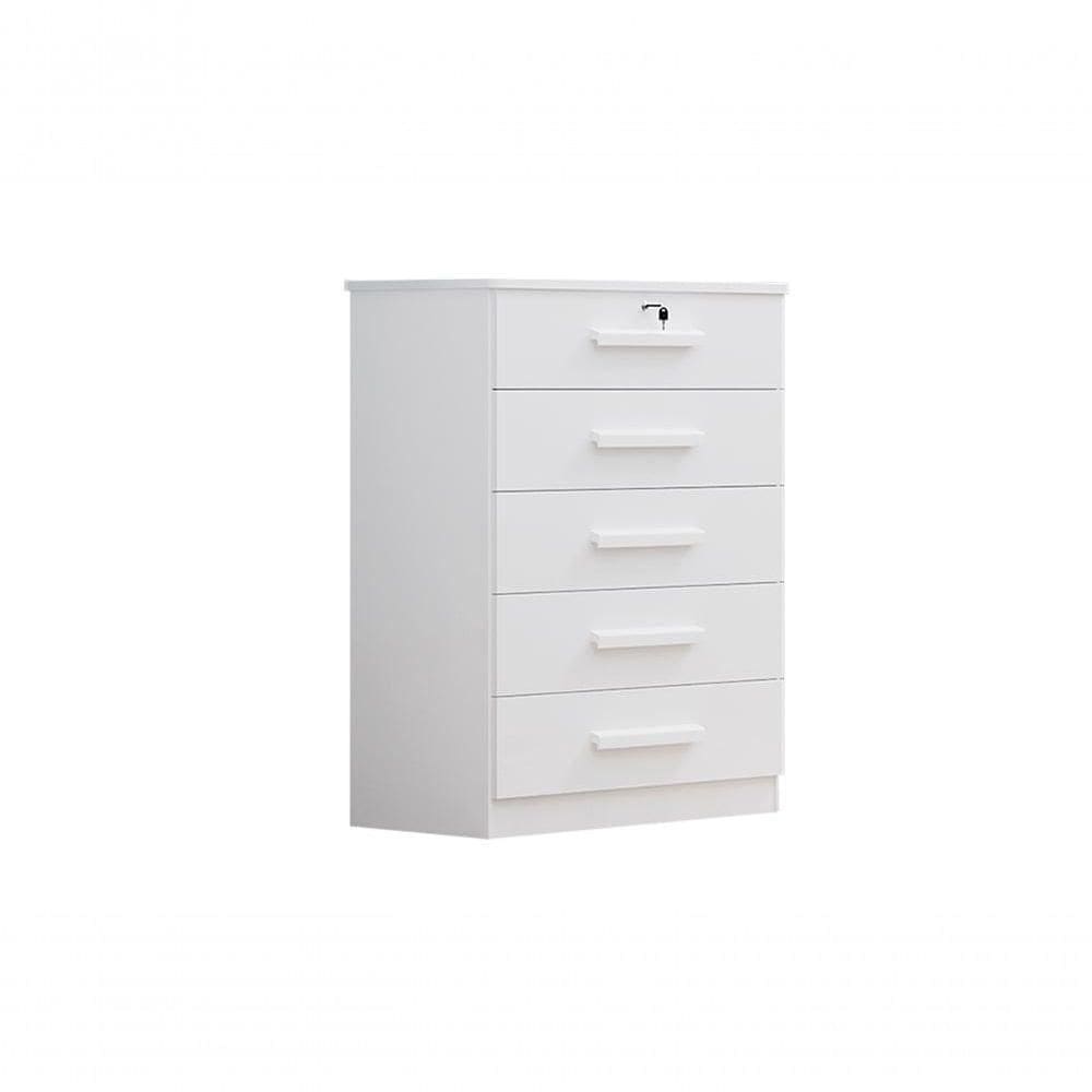 Cômoda Ipanema 5 Gavetas - D` Doro Branco