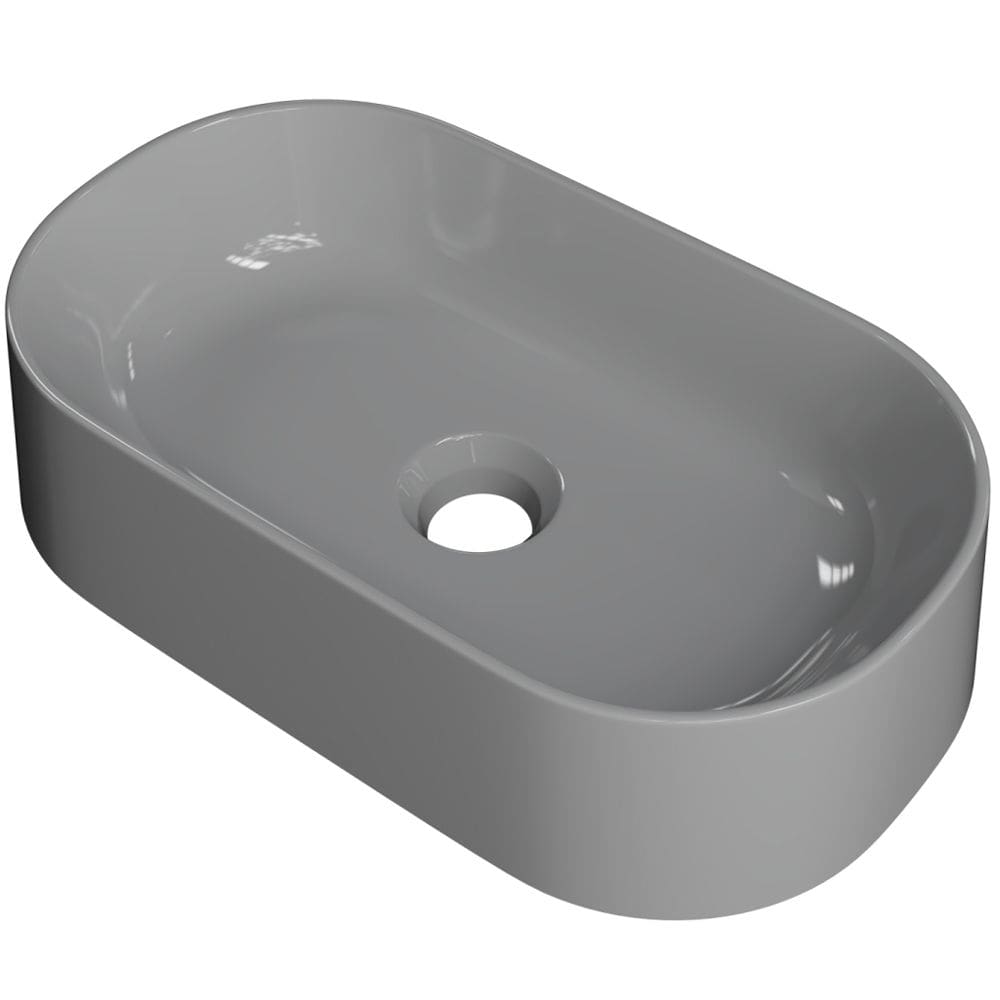 Cuba de Apoio Oval Para Banheiro Lavabo Laila C01 O42W - Lyam
