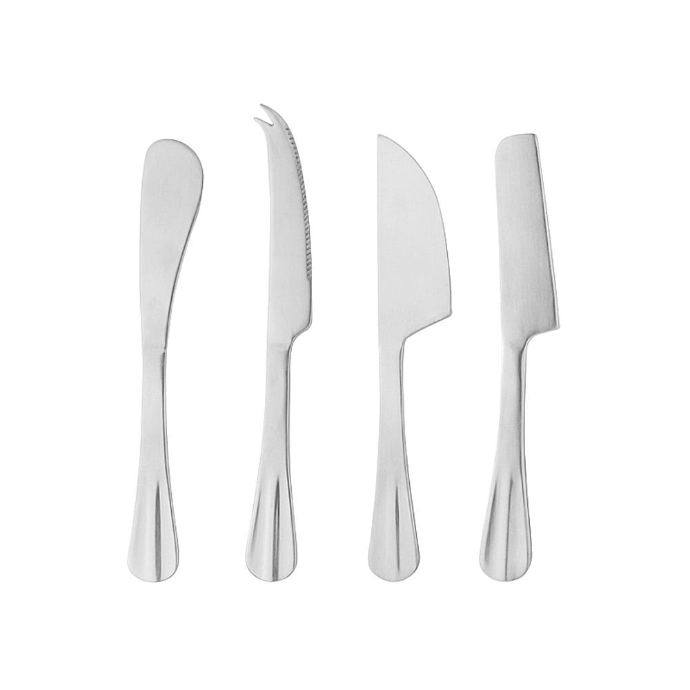 Conjunto 4 Facas para Queijo Positano de Inox Prata 220578 - Lyor