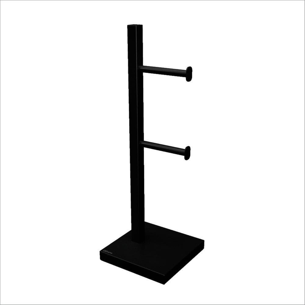 Suporte para Papel 47,9x15,5x15,5cm Preto