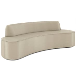 Sofá 3 Lugares Para Sala De Estar Living 210cm Koane D06 Facto Pérola - Mpozenato