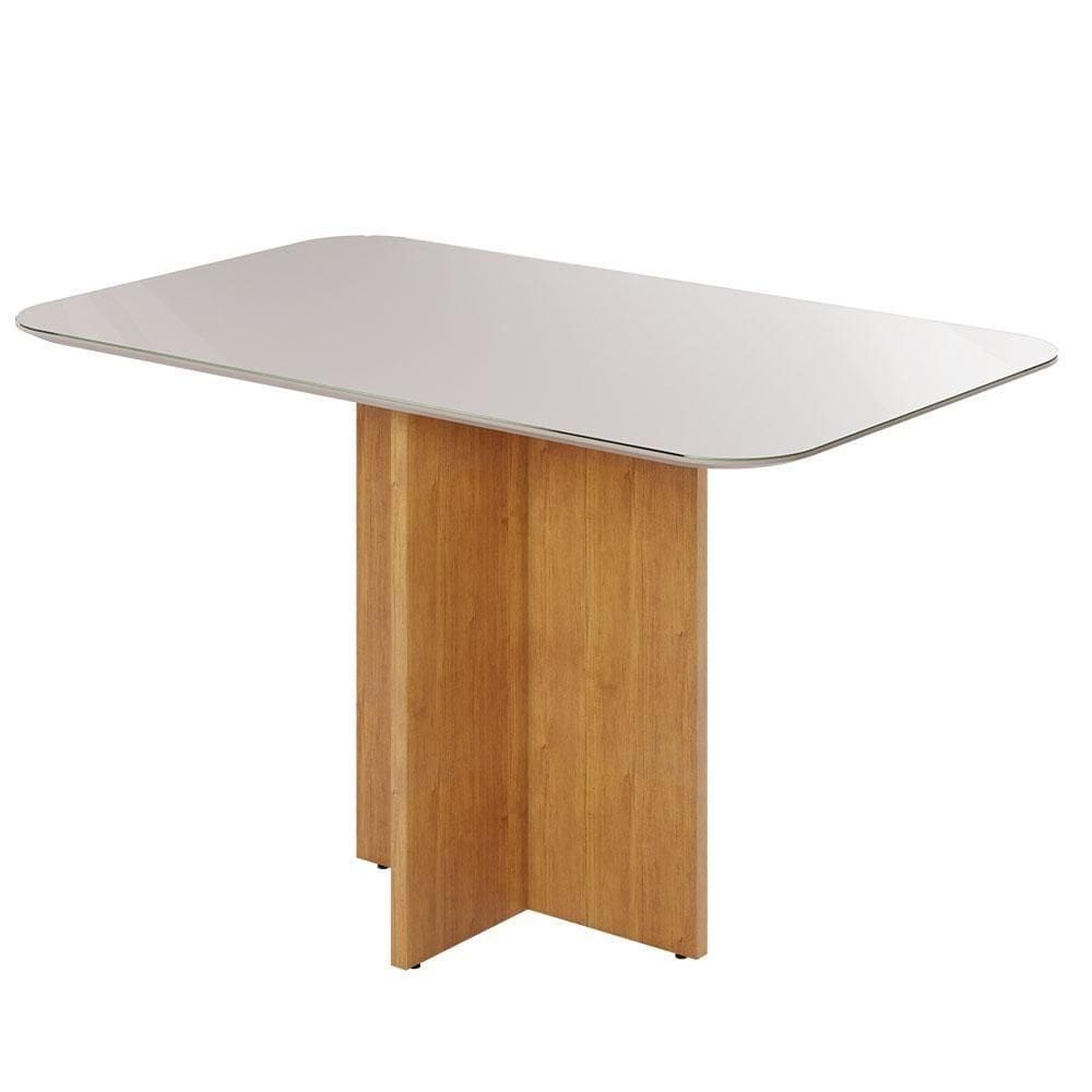 Mesa De Jantar Retangular Robusta Jcm Off White 1,60 M