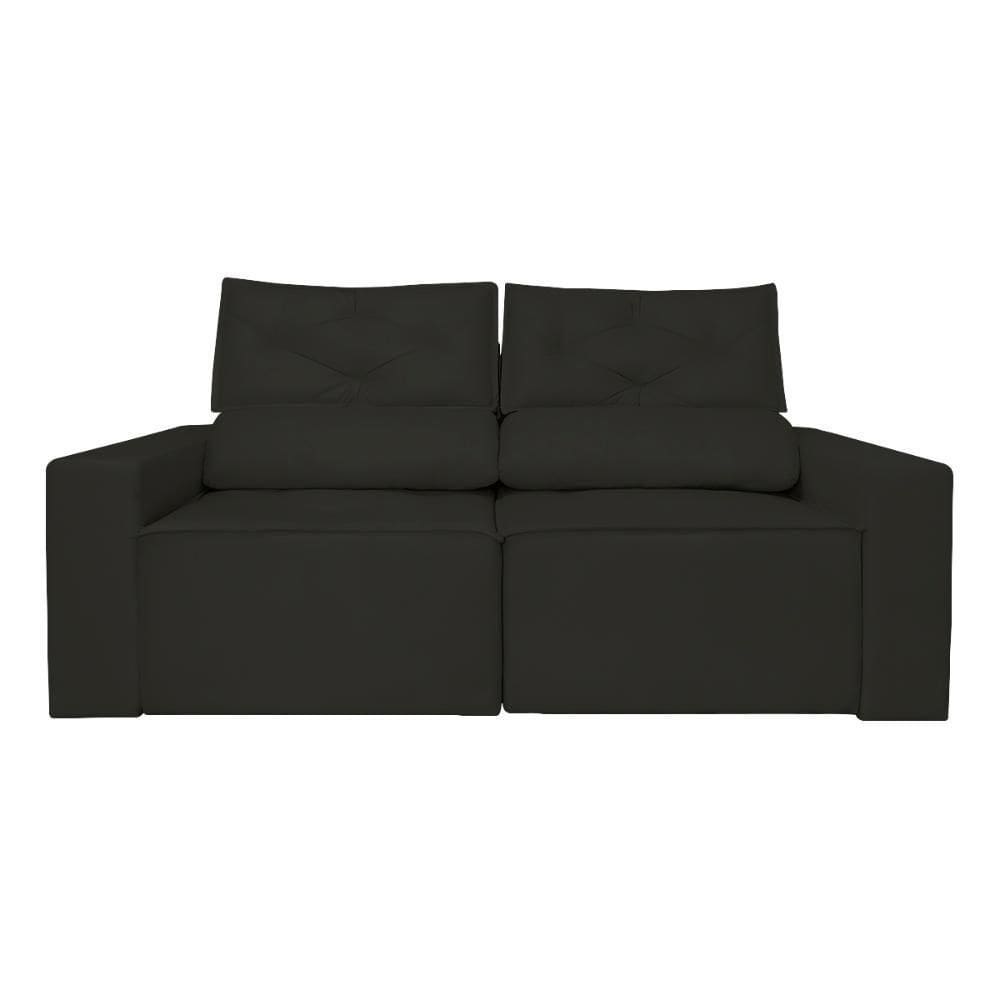 Sofá Retrátil-reclinável 1,50m Confortável Luxo Balaqui Preto