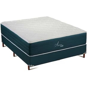 Conjunto Colchão Casal Molas Ensacadas Aquariuns Polar