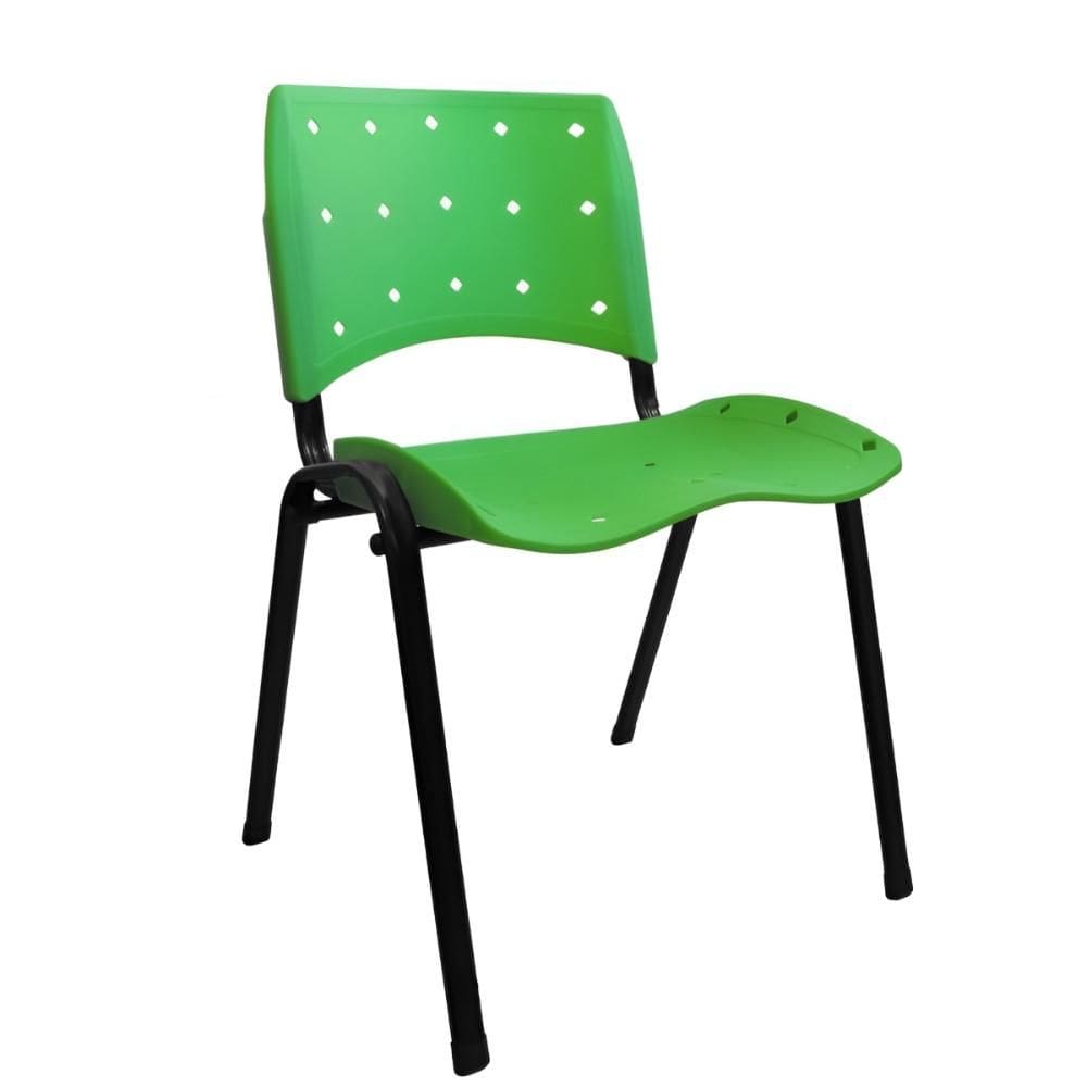 Cadeira Ergoplax Fixa Verde Plaxmetal