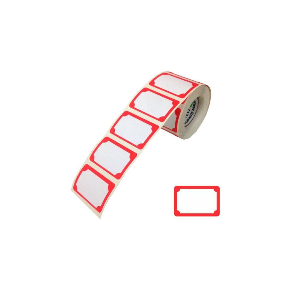 Etiqueta Preço Tarjada , 30 X 20 Mm, Contém 225 Unidades
