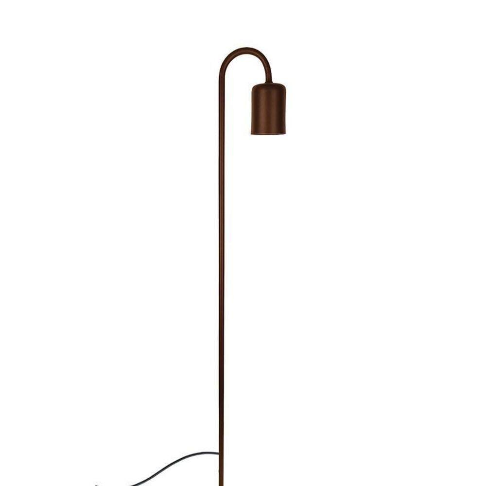 Balizador Espeto Jardim Luminária De Chão Gu10 75Cm Marrom