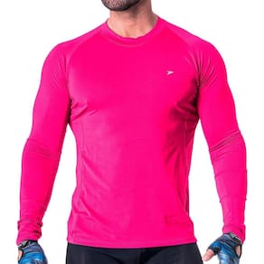 Camiseta Skin Basic Iii M/L 04172-Ro - Rosa Gg