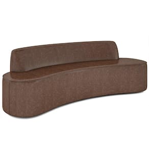 Sofá 4 Lugares Para Sala De Estar Living 260cm Koane D06 Facto Conhaque - Mpozenato