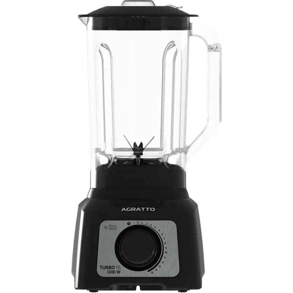 Liquidificador Turbo 15 3,2 Litros 1200W Preto - Agratto