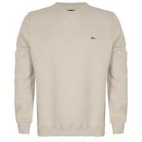 Moletom Quiksilver Careca Embroidery WT25 Masculina Areia
