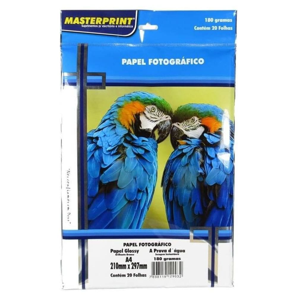 Papel Fotográfico 180Gr - Masterprint