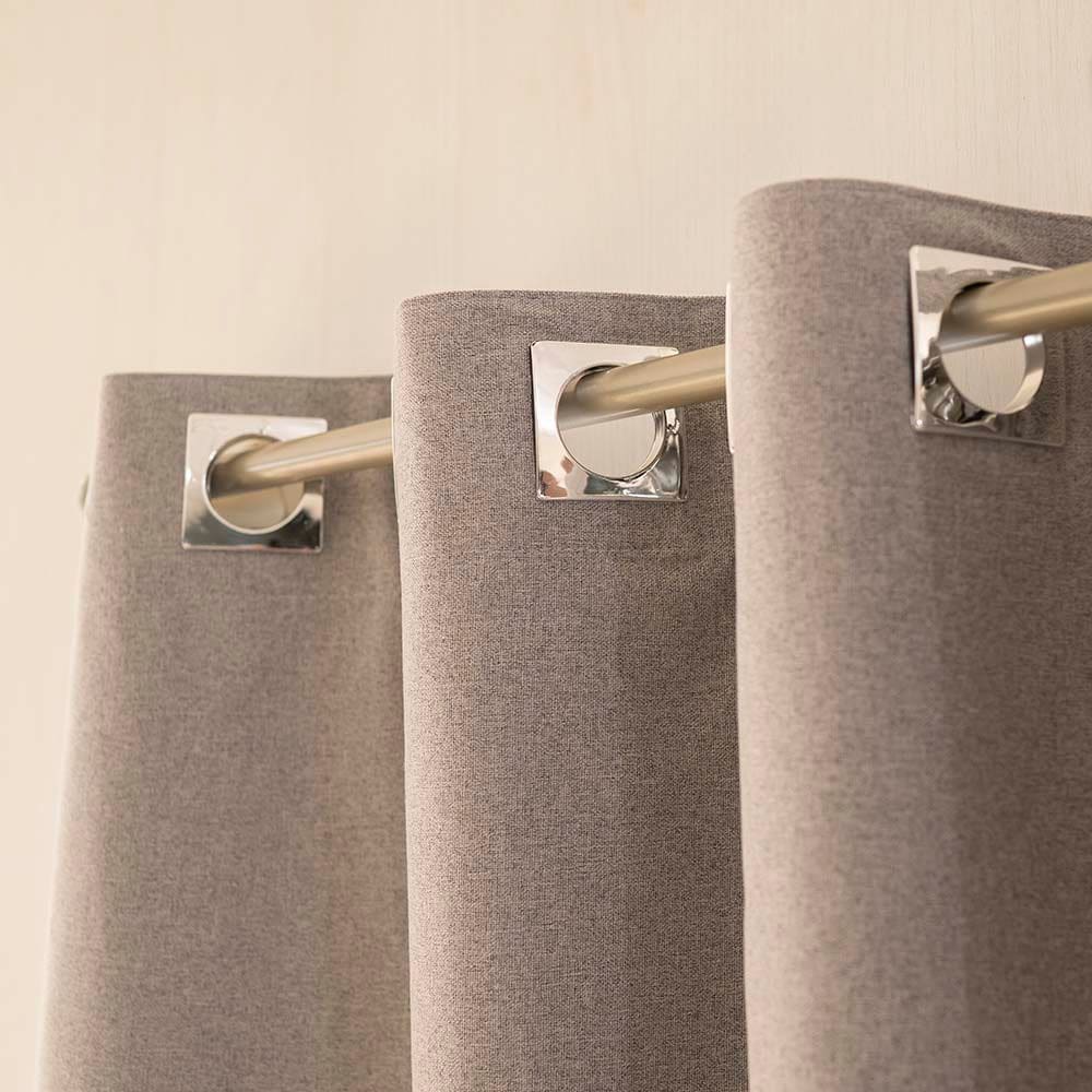 Cortina Blackout Bella Enxovais Vedação 100% 260x180cm Cinza