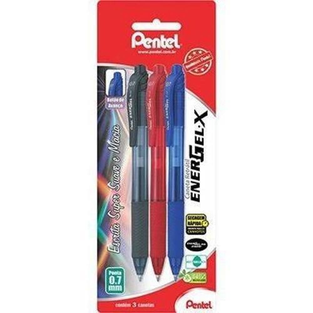 Kit Caneta Gel Energel X Bl107 - Pentel