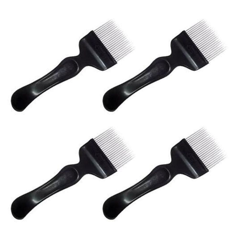 Kit Garfo Desoperculador Apicultor Agulhas Inox 4 Unidades