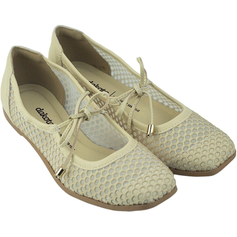 Sapatilha Dakota Mechy Vanilla Feminina