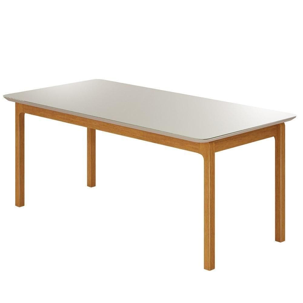 Mesa De Jantar Retangular Cativa Jcm Off White 1,80 M