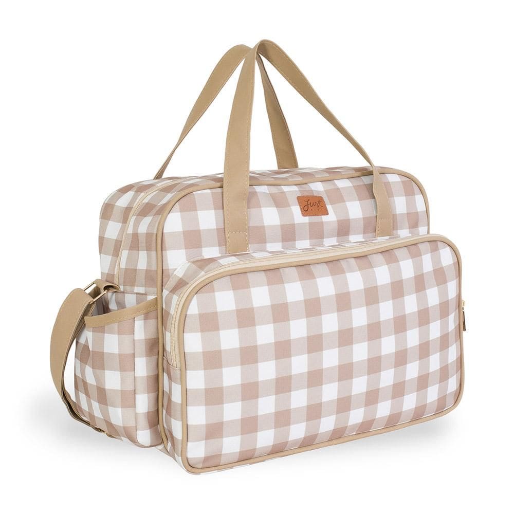 Bolsa de Maternidade Grande Just Baby Vichy Bege