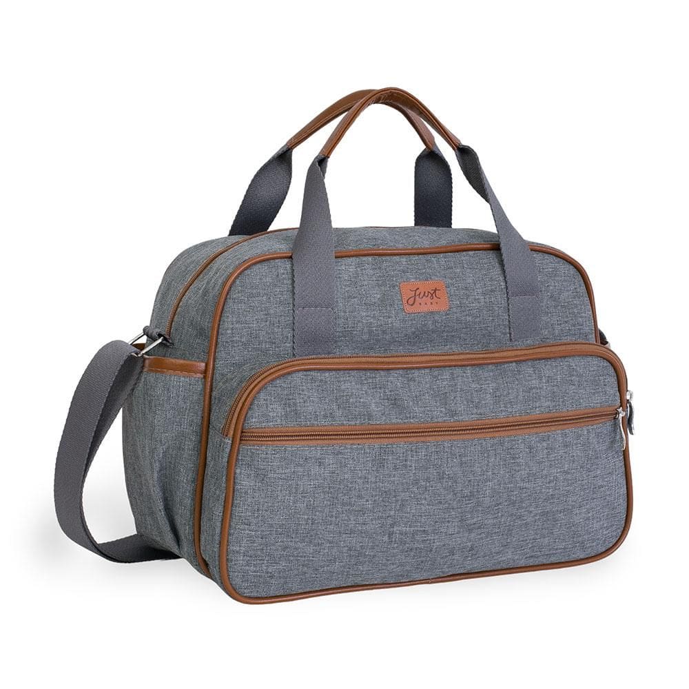Bolsa de Maternidade Grande Just Baby Denver Cinza