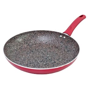Frigideira Antiaderente Revestida Em Granito Vermelha 28cm