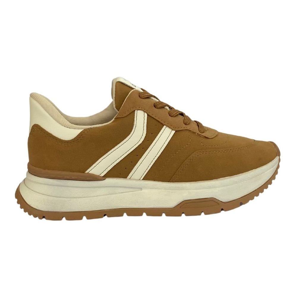 Tênis Dakota DO142 Feminino Camel conforto dia a dia