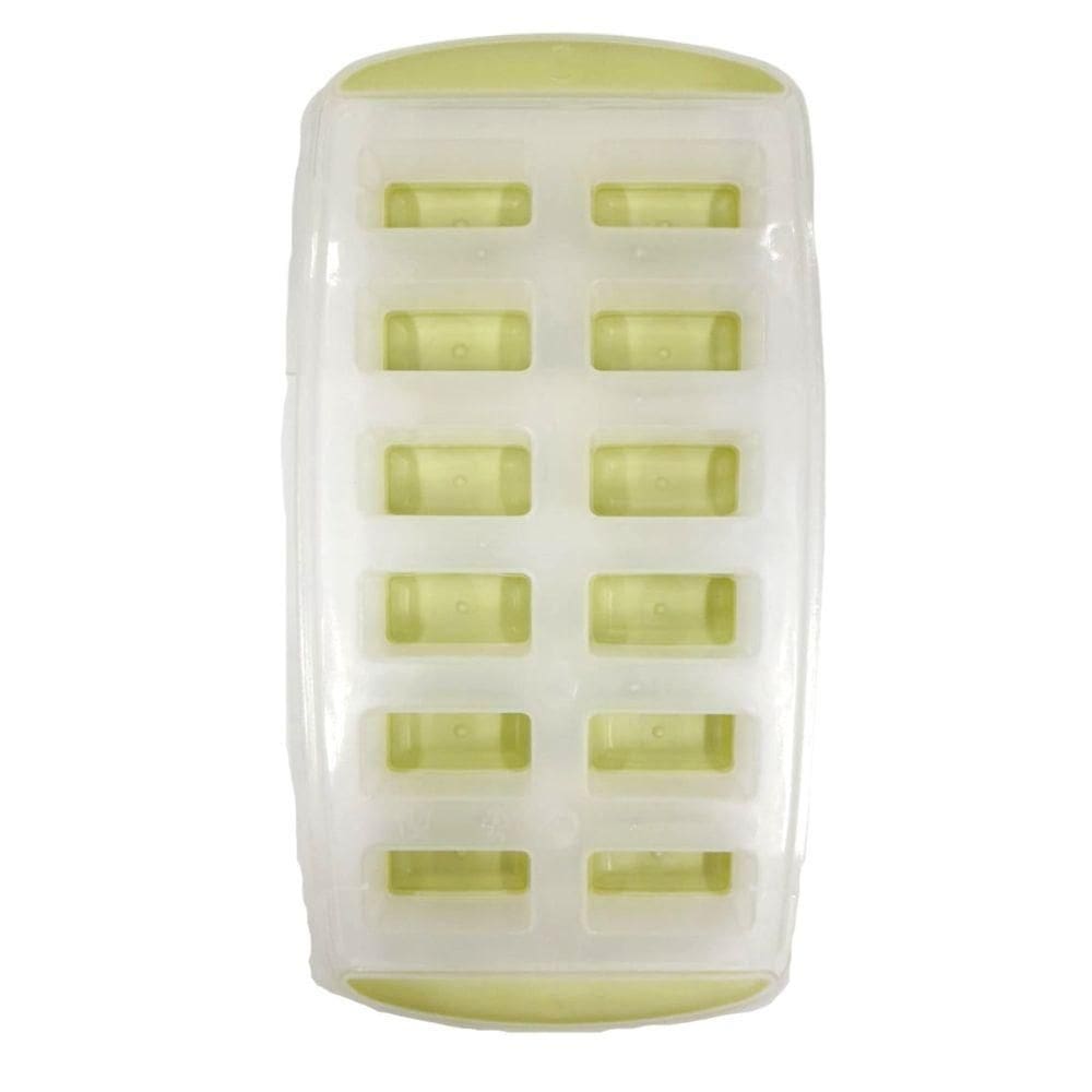 Forma De Gelo Retangular Fundo Silicone - Verde Claro - Quanhe