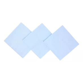 Kit Cueiro Incomfral Bercinho Com 03 Peças Branco 50x80cm Azul