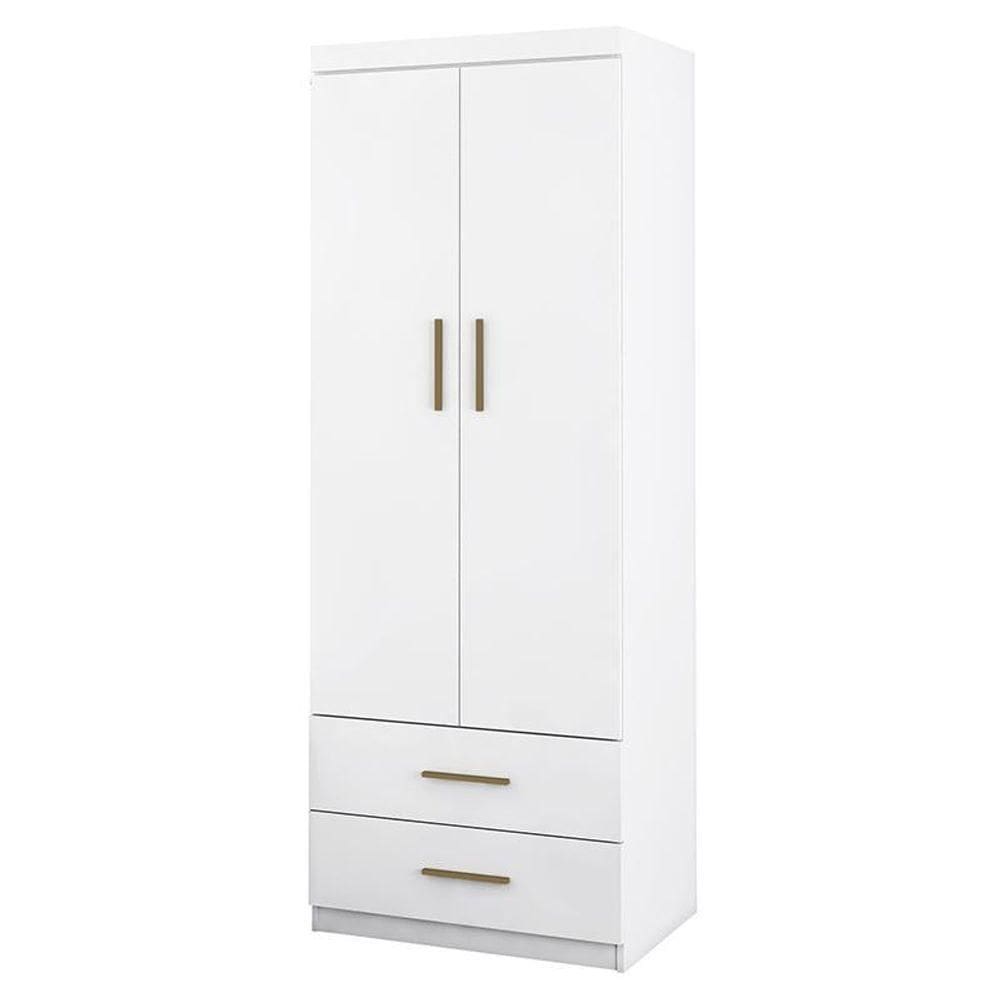 Guarda Roupa Infantil Chiara 2 Portas E 2 Gavetas Branco - Phoenix Baby Branco