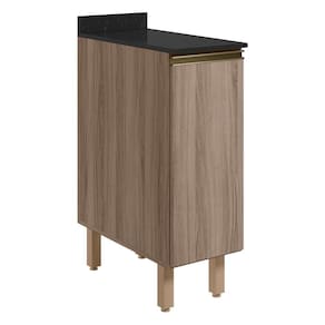 Balcao Com Tampo 1 Porta 30 Cm Mdf 12217 Carvalho Toq Carvalho Toq Nicioli
