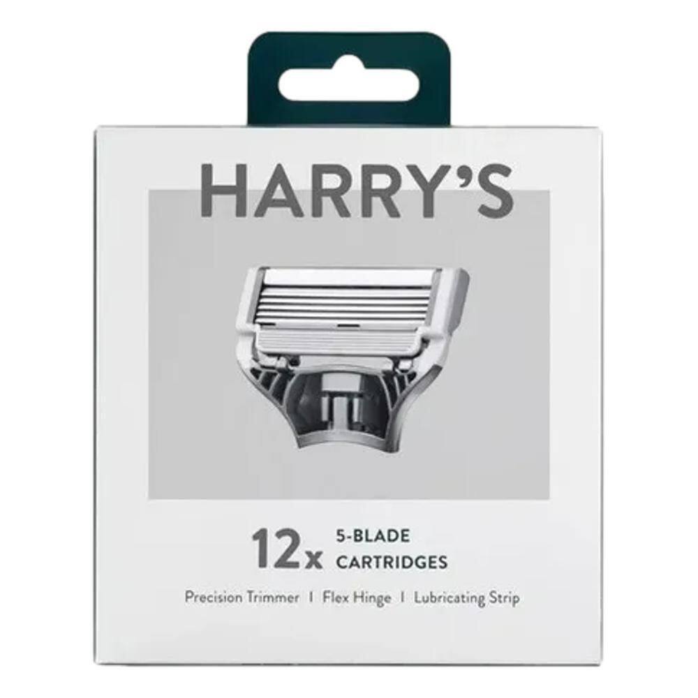 Recargas Lâmina Barbear Harry`S 5 - 12 Unidades