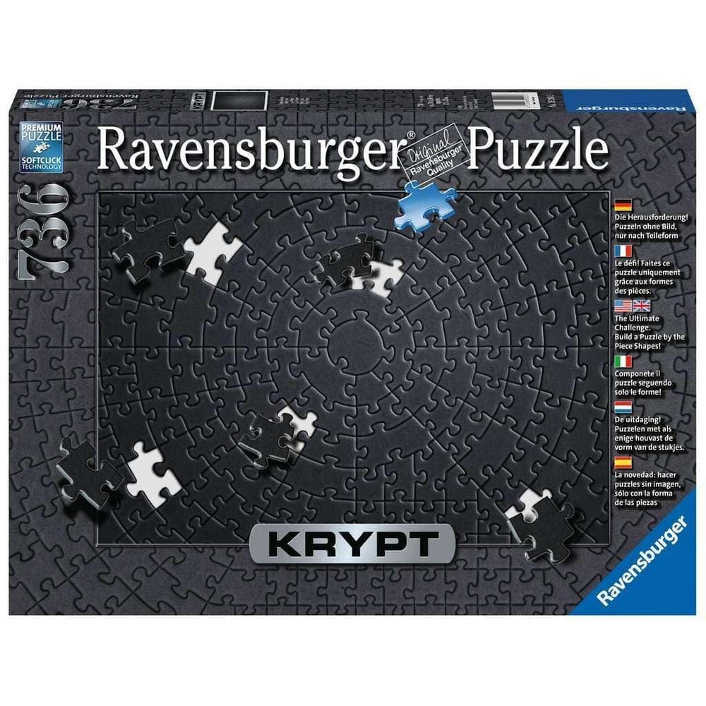 Puzzle Ravensburger Krypt Black 736 peças para adultos