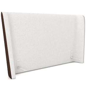 Cabeceira Cama Casal 140cm Nilo P05 Corino Marrom Bouclê Cru - Lyam Decor
