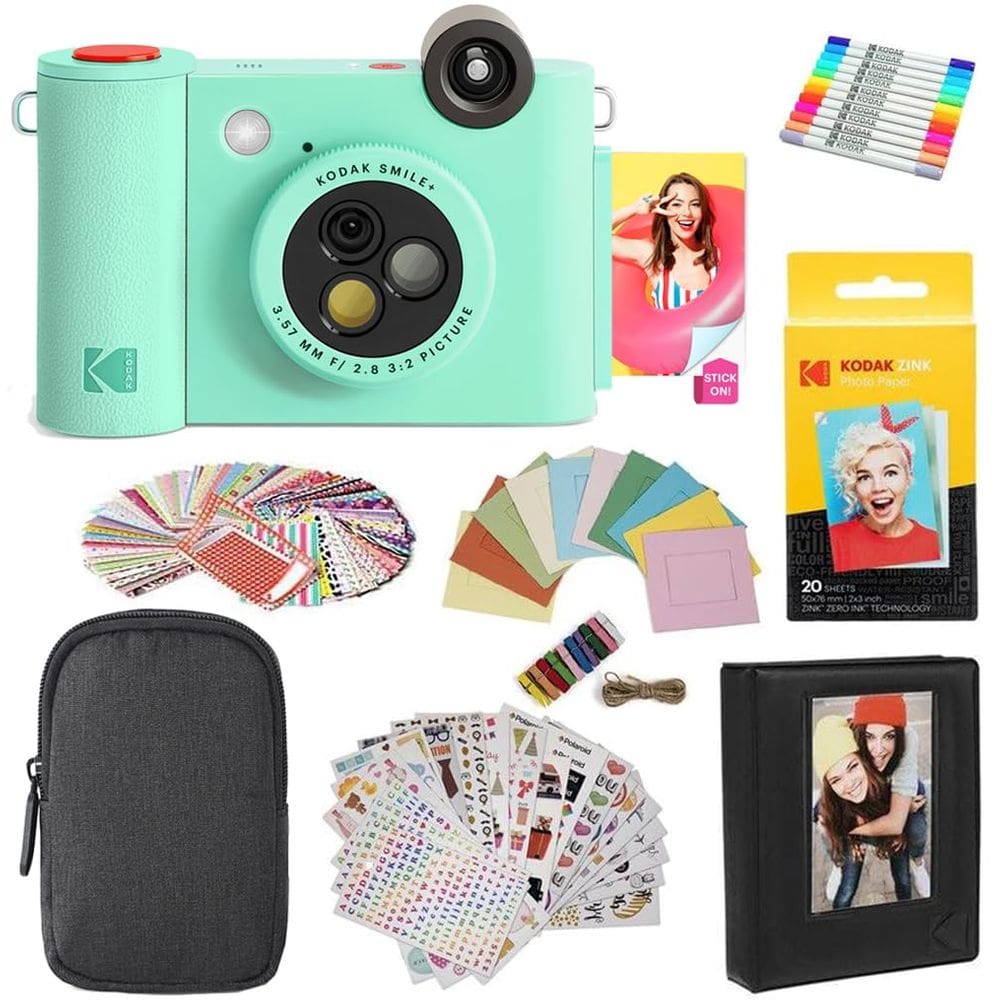 Câmera digital de impressão instantânea e impressora fotográfica KODAK Smile+