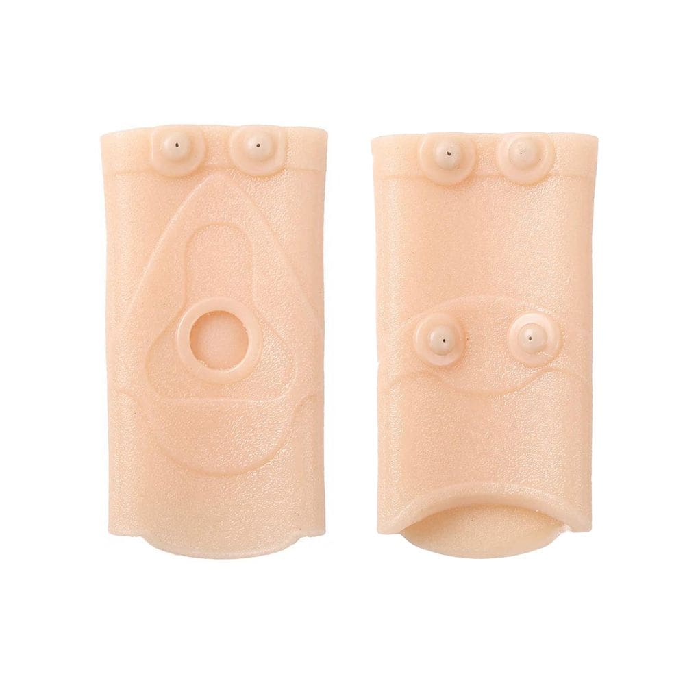 Tornozeleira de Silicone com Compressão e Magnetismo Bege
