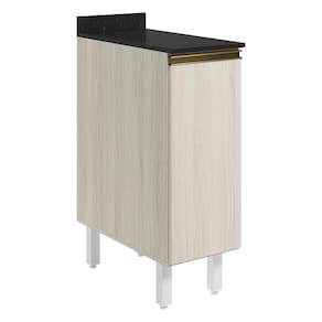 Balcao Com Tampo 1 Porta 30 Cm Mdf 12217 Bianco Toq Bianco Toq Nicioli