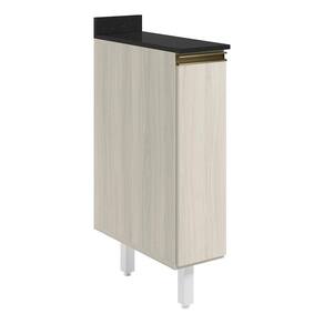 Balcao Com Tampo 1 Porta 20cm Mdf 16796 Bianco Toq Bianco Toq Nicioli Bianco
