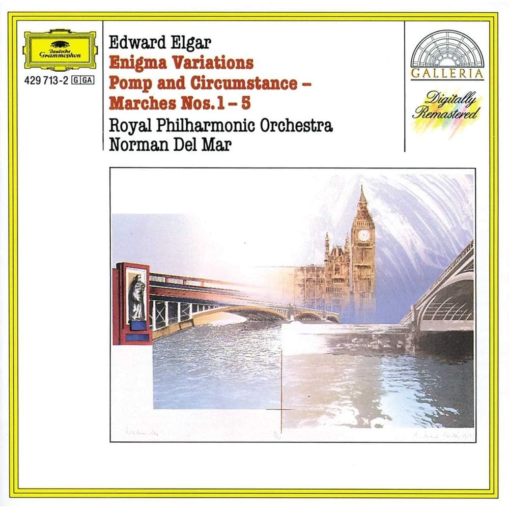 CD de música Elgar: Enigma Variations; Pomp and Circumstance Marches
